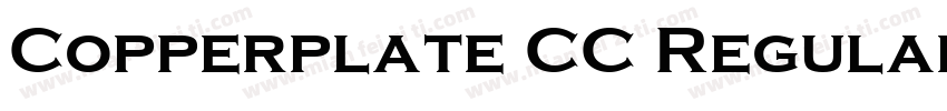 Copperplate CC Regular字体转换